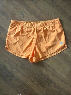 New Balance Women’s Peach-Orange Athletic Shorts